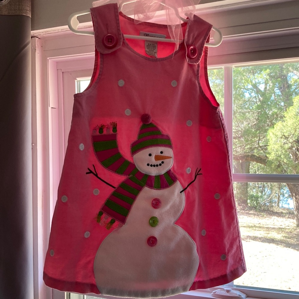 Bonnie Jean snowman dress